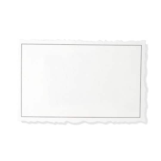 6 Packs: 50 ct. (300 total) Black Border Place Cards by Celebrate It™